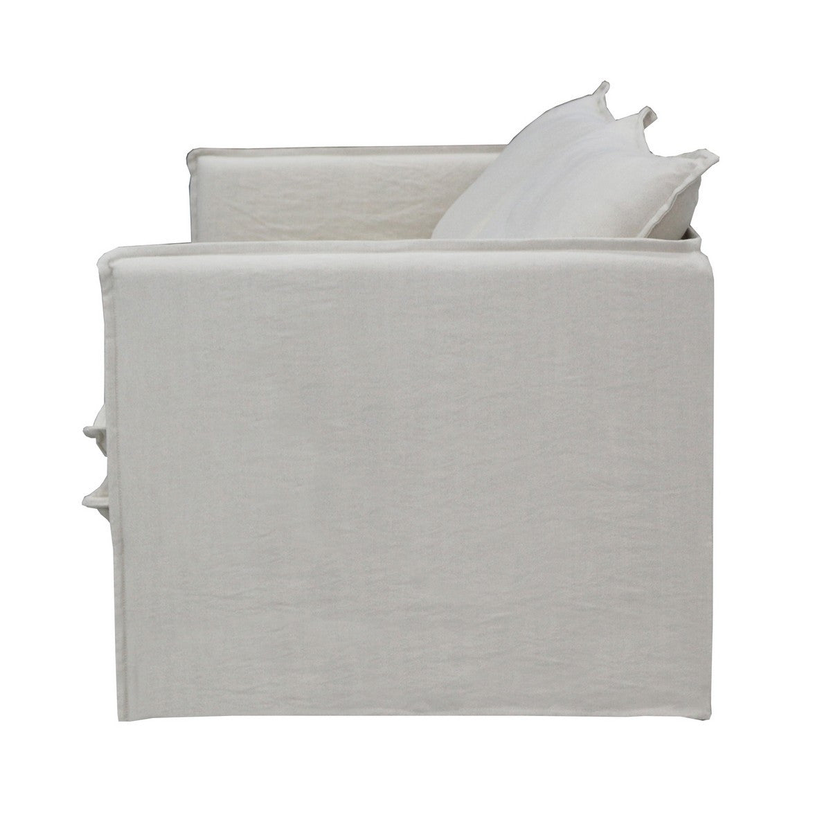 Courtenay 3 Seat Slip Cover Sofa - Salt & Pepper