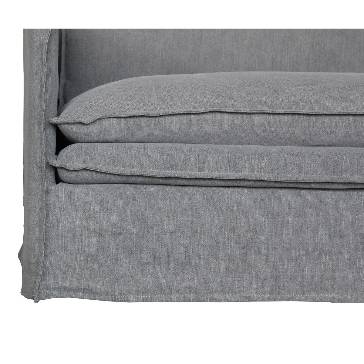 Courtenay 3 Seat Slip Cover Sofa - Grey