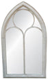 Outdoor/Indoor Mirror - Antique White