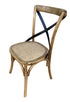 Cross Back Dining Chair - Antique Oak Natural