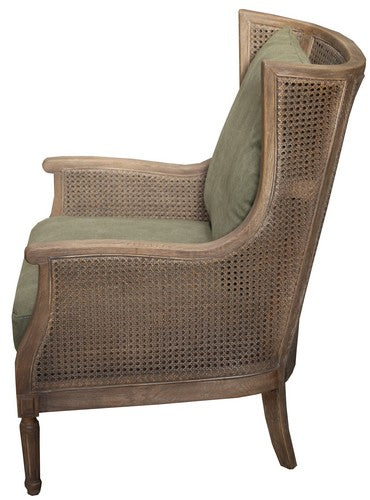 Armchair Raffles - Olive