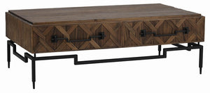 Deco Coffee Table Old FIR - Iron