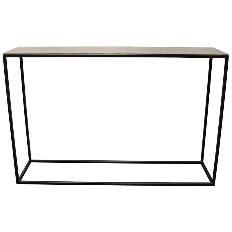 Rumba Console Table - Antique Brass 118cm