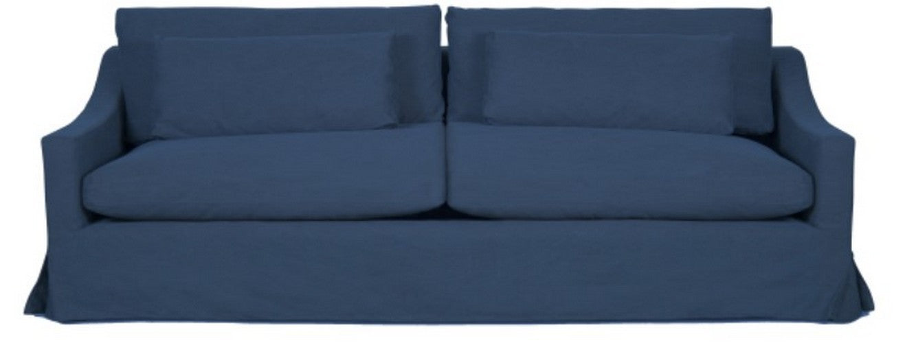 Hampton 3.5 Seater Sofa - Blue