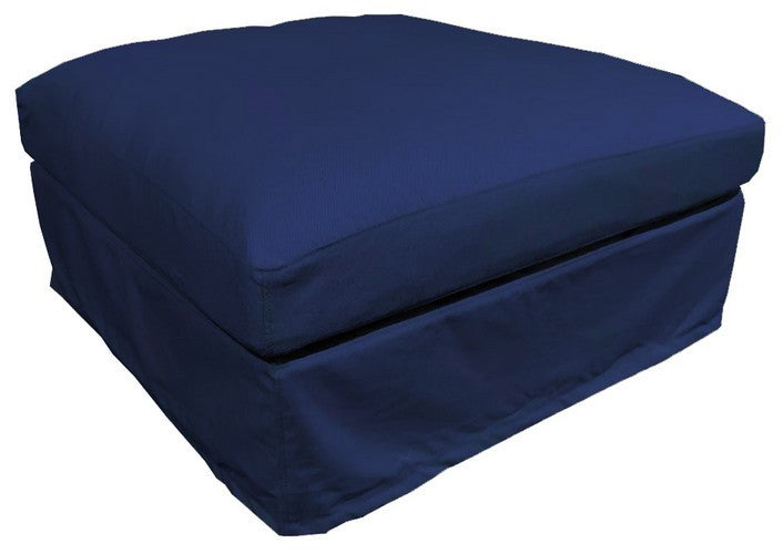 Slip Cover - Bleu - Ottoman