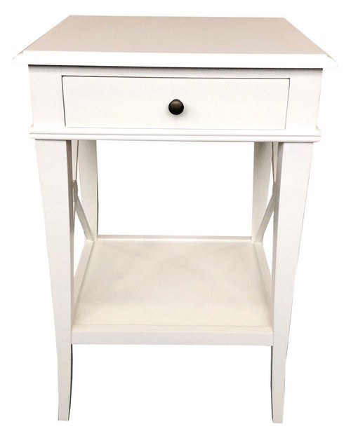 Villa Bedside Table - White Poplar