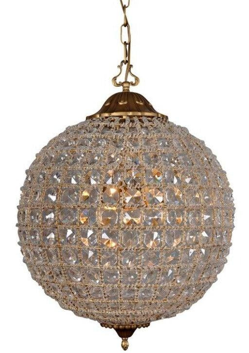 Orb Antique Chandelier Large