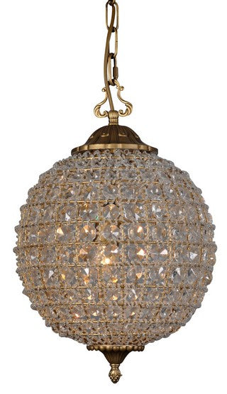 Orb Antique Chandelier Medium