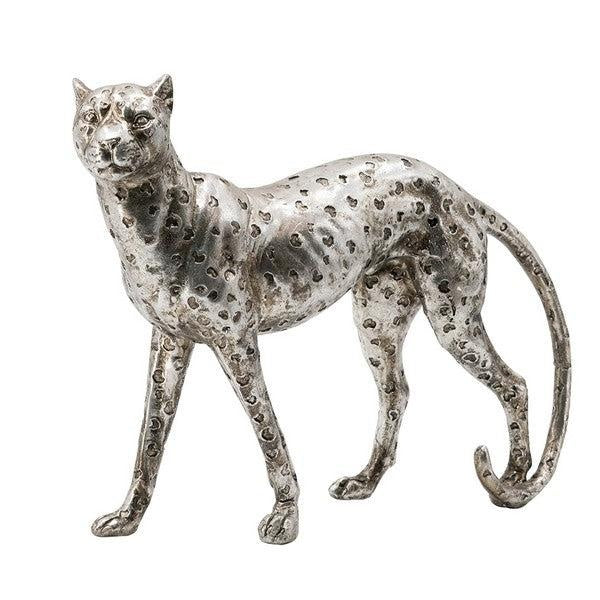 Standing Leopard Statuette