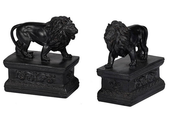 Set of Lion Bookends