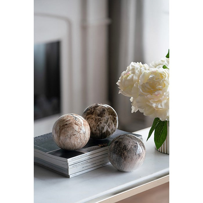 Marbleized Ball Accents Set of 3