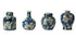 Floral Ceramic Jar Set/4