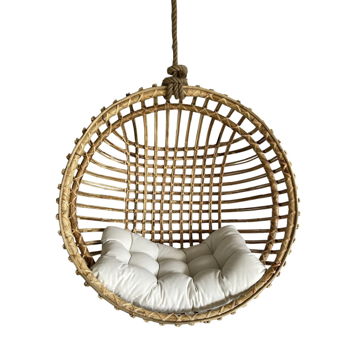 Rattan Swing Love Seat