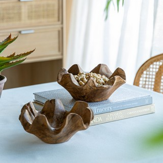 Organic Teak Root Bowl