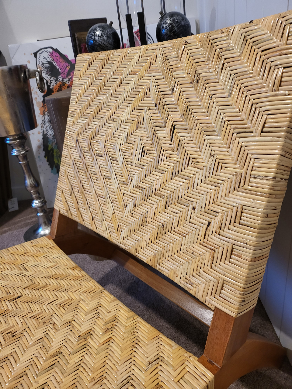 Occasional Chair - Teak & Rattan