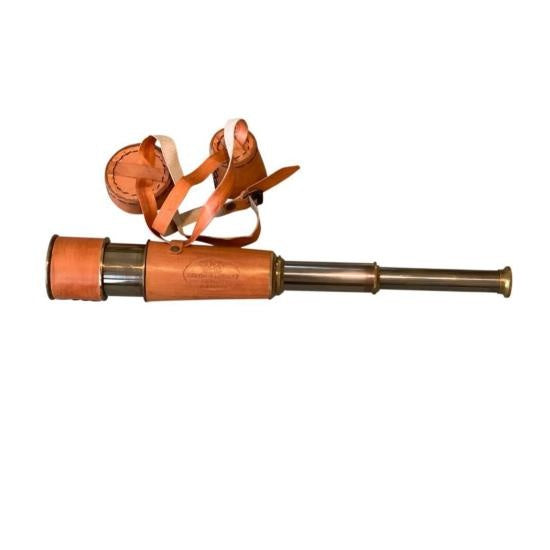 Brass & Leather Telescope