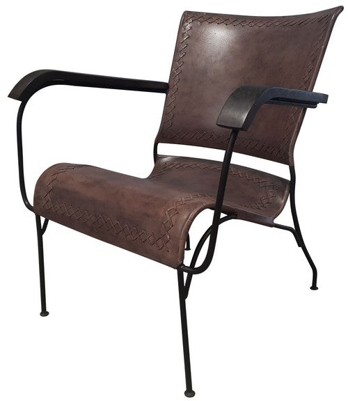 Leather armchair