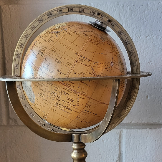 Armillary World Globe