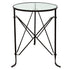 Villa Iron Side Table Black