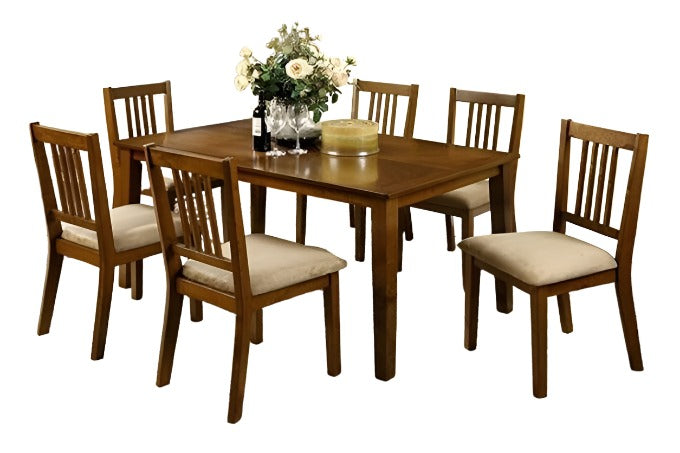 Mission 7 Pcs Dining Suite