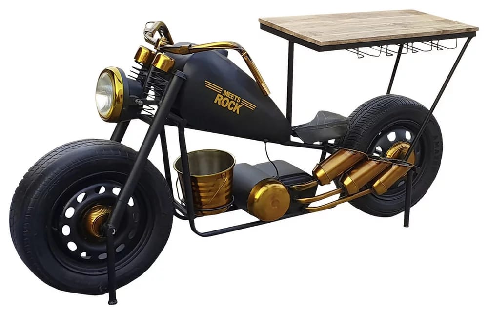 Chopper Style Motorcycle Bar