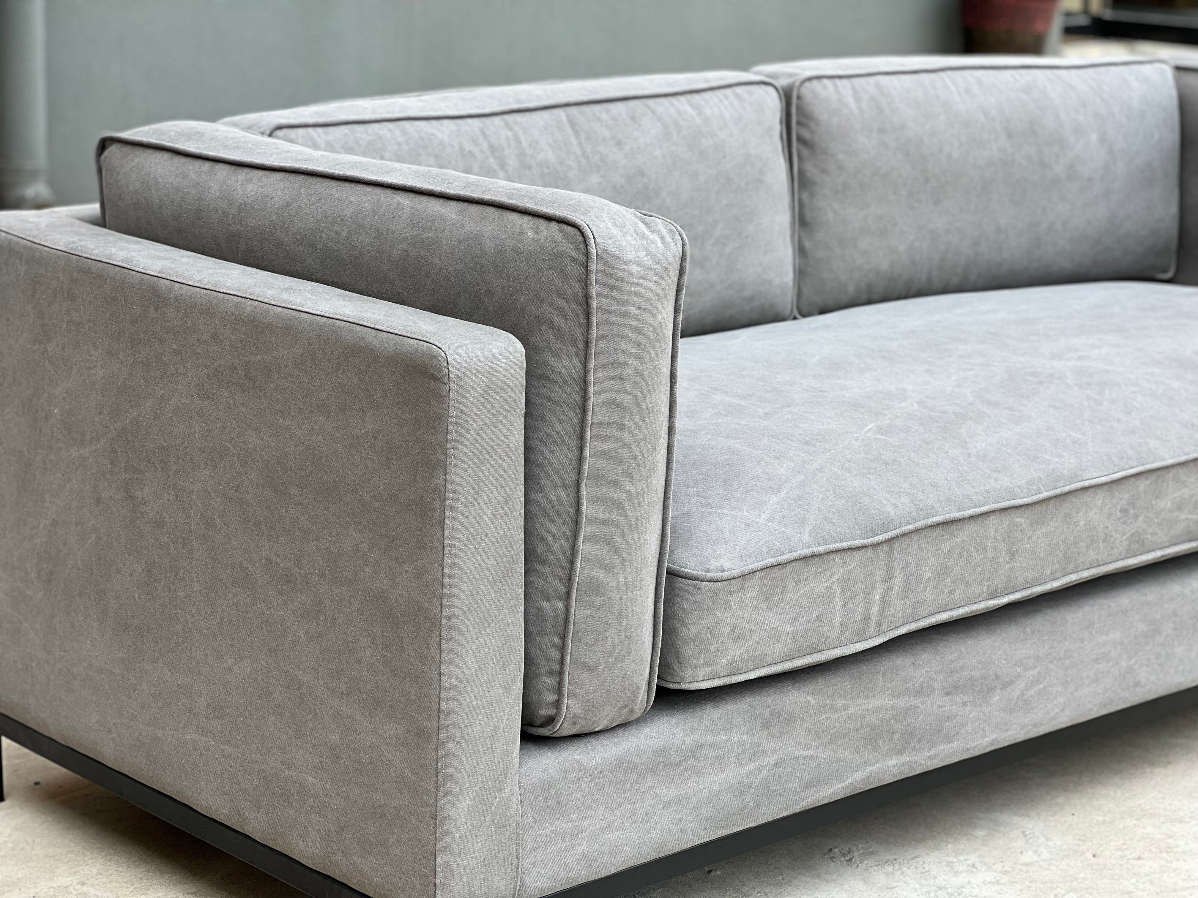 Metropolis 3 Seat Sofa - Elephant Grey