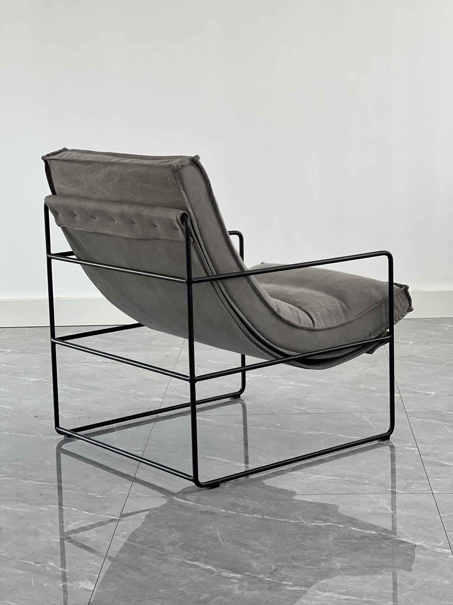 Swing Armchair - Elephant Grey