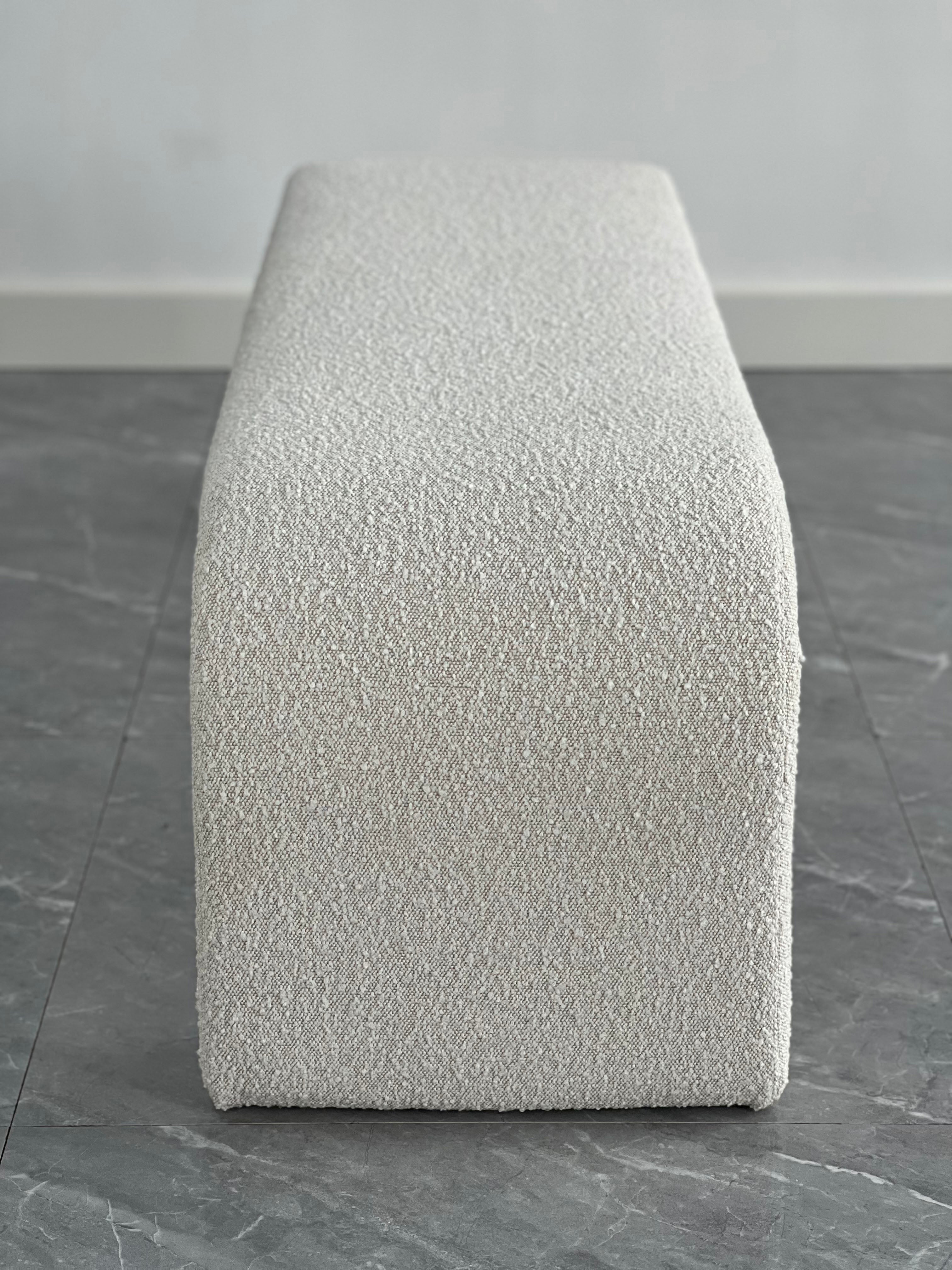 Daphins Bench/Ottoman - Cream Boucle