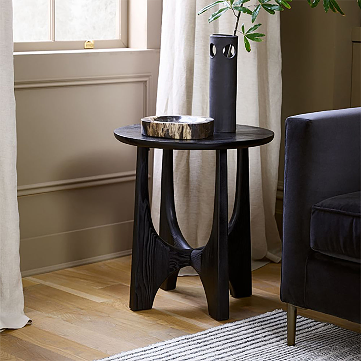 Baobab Side Table - Black